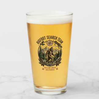 Copo De Pint Equipe de Busca de Bigfoot Sasquatch em Trilhas