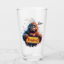 Copo De Pint Equipe de Busca de Fotos de Bigfoot Sasquatch Feli