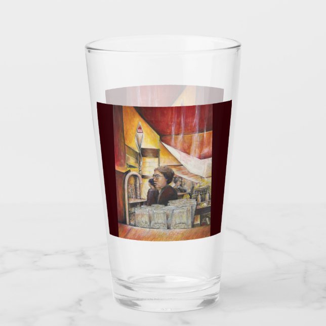 Copo De Pint Equivalente Luminoso de Emoções Passivas (Frente)