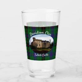 Copo De Pint Escocês Davidson Clan Castle Tartan Family Glass