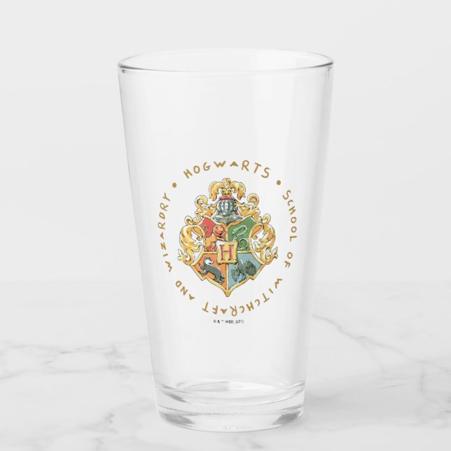 Copo De Pint Escola de Magia e Bruxaria HOGWARTS™ (Frente)