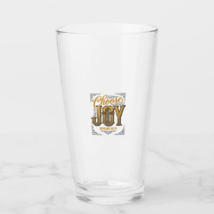 Copo De Pint Escolha Alegria Romans 15_13 Camiseta Fé Cristã_1