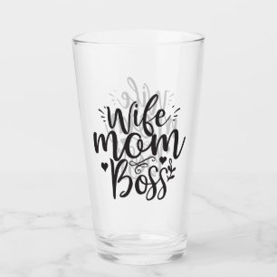 Copo De Pint Esposa Mãe Chefe 