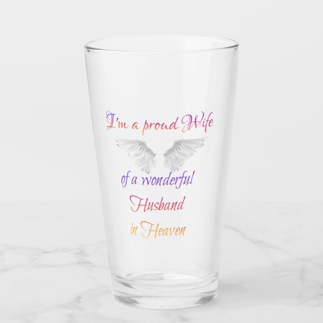 Copo De Pint Esposa orgulhosa (Frente)