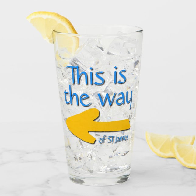 Copo De Pint Esta é a forma de rua james (Gelo frontal)