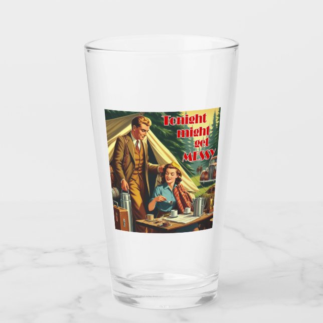 Copo De Pint Esta Noite Pode Ter Acampamento Mensageiro (Frente)