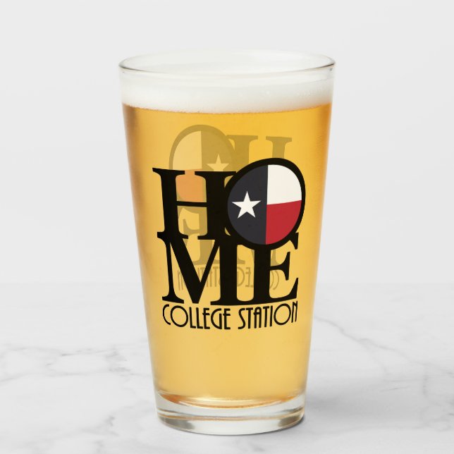 Copo De Pint Estação da Faculdade de HOME (Traseira (Preenchido))