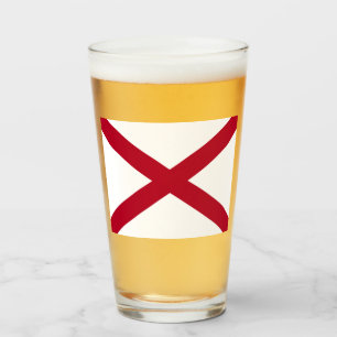 Copo De Pint Estado do Alabama Flag
