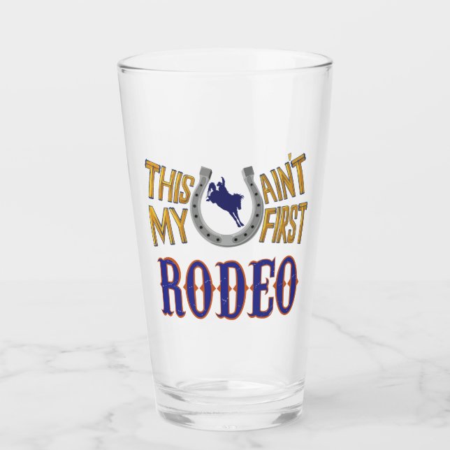 Copo De Pint Este não é o meu primeiro Rodeio (Frente)