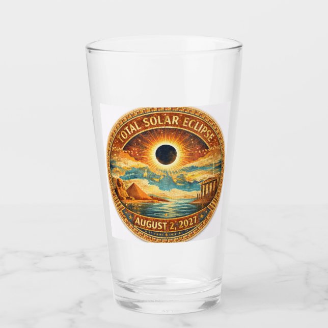 Copo De Pint Estilo Mosaico 2027 Eclipse (Frente)
