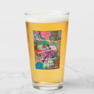 Copo De Pint Estou cansado de adultar  