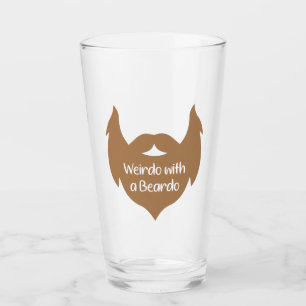 Copo De Pint Estranho com uma Beardo Mug, Engraçada Mug, Barba