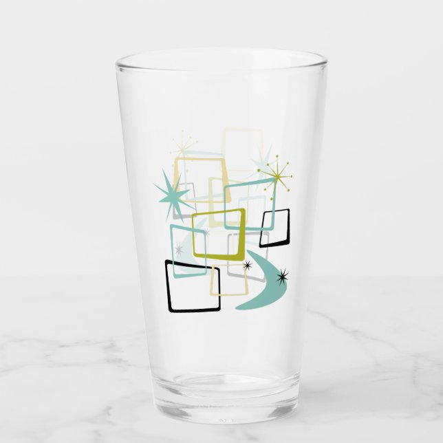 Copo De Pint Estrelas Atômicas dos anos 50 Estrelas Meio século (Frente)