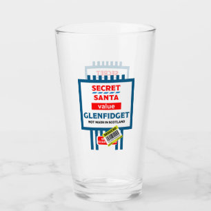 Copo De Pint Etiqueta Whiskey Scotch de Natal