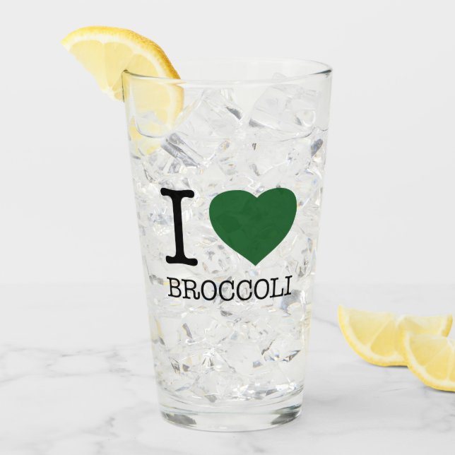 COPO DE PINT EU AMO BROCCOLI (Gelo frontal)