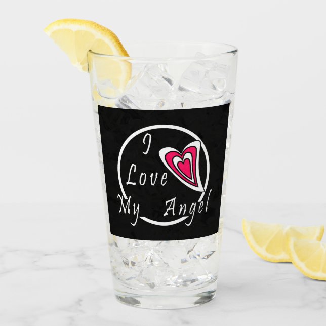 Copo De Pint Eu amo meu Angel (Gelo frontal)