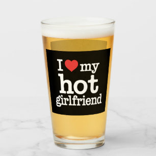 Copo De Pint Eu Amo Minha Namorada Gostosa Presente do Dia dos