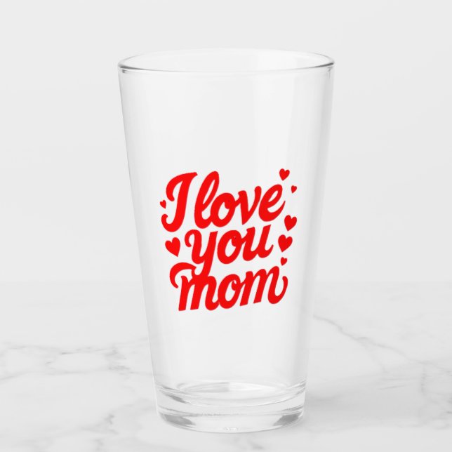 COPO DE PINT EU AMO VOCÊ MÃE (Frente)