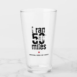 Copo De Pint Eu Corri 50 Milhas Ultramarathon Race Funny Corren