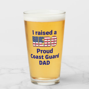 Copo De Pint "Eu criei um HERO, Pai de Guarda da costa orgulhos