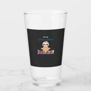 Copo De Pint Eu Era Tipo Camiseta Sloth Yoga Meditando Slot