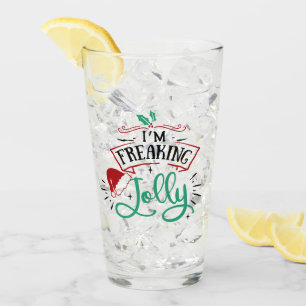 Copo De Pint Eu estou assustando Jolly   Engraçado Festivo Nat