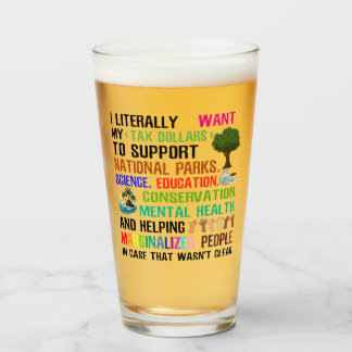 Copo De Pint Eu Literalmente Quero Meus Dólares Fiscais
