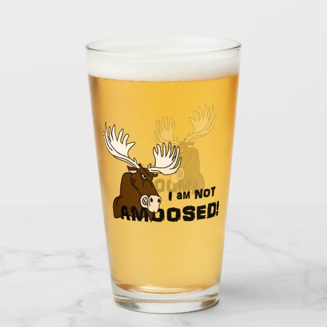 Copo De Pint Eu Não Estou Molhado Vidro (Frente (Preenchido))