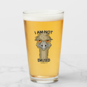 Copo De Pint Eu Não Sou Embutido Engraçado Emu Pun