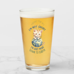 Copo De Pint Eu não sou pequeno, só embaixo da terra - Gato bon