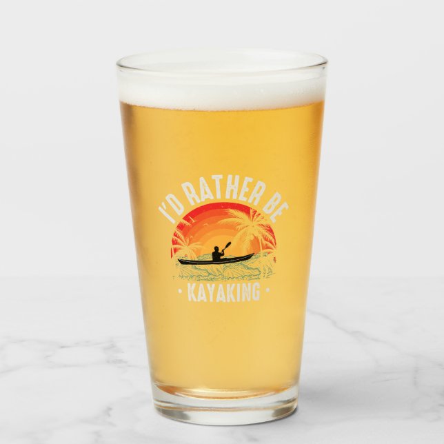 Copo De Pint Eu Preferencialmente De Caiaque (Frente (Preenchido))