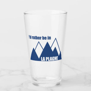Copo De Pint Eu Preferiria Estar Em La Plagne França Montanha