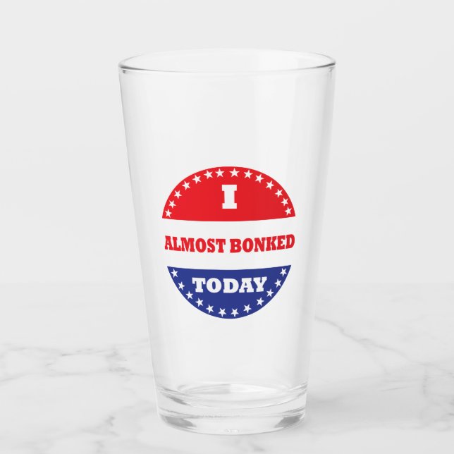 Copo De Pint Eu Quase Me Bati Hoje (Frente)