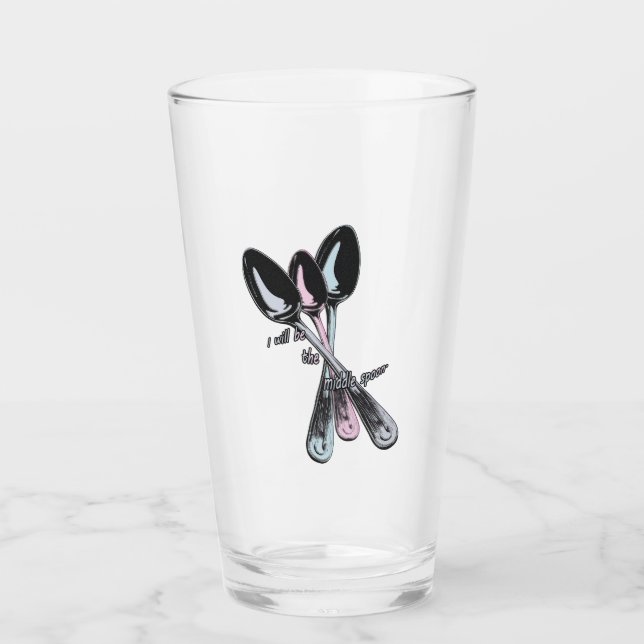 Copo De Pint Eu serei a colher do meio (Frente)