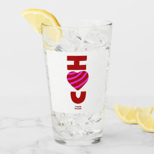 Copo De Pint Eu Te Amo Tumbler De Vidro