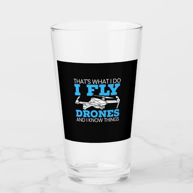 Copo De Pint Eu Voo Drones (Frente)
