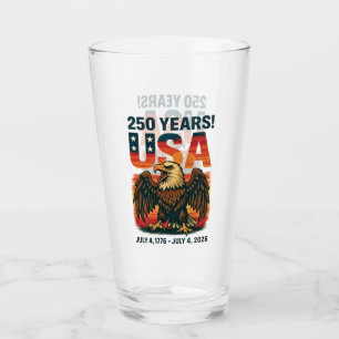 Copo De Pint EUA 250 Anos – Águia Careca Patriótica 4 de Julho