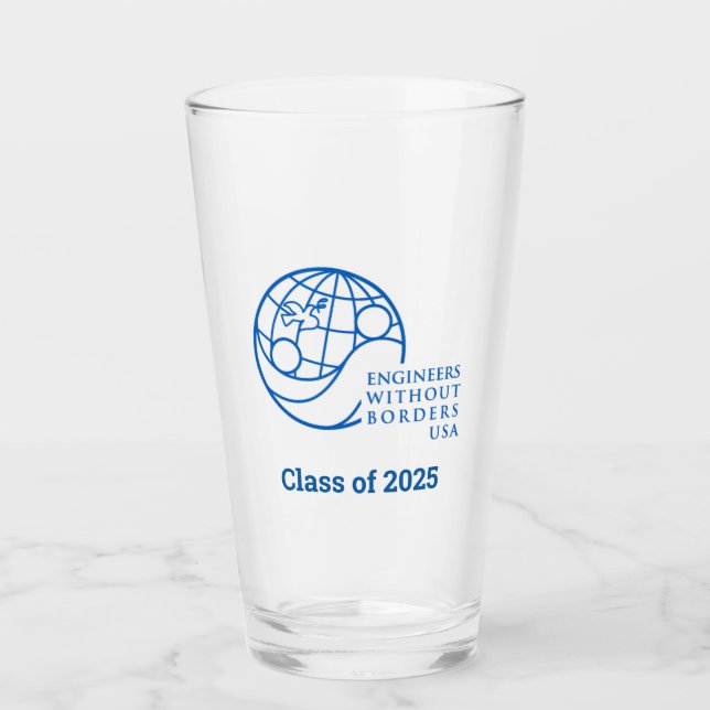 Copo De Pint EWB-USA Classe de 2025 Pint Glass (Frente)