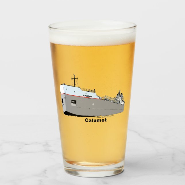 Copo De Pint Excelente Lagos Freighter Calumet (ex-Roesch) (Frente (Preenchido))