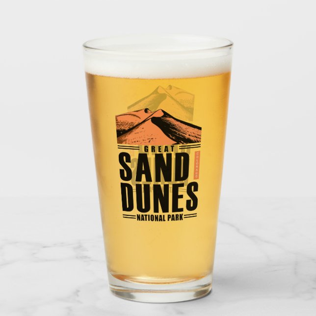 Copo De Pint Excelente Sand Dunes National Park Colorado (Traseira (Preenchido))