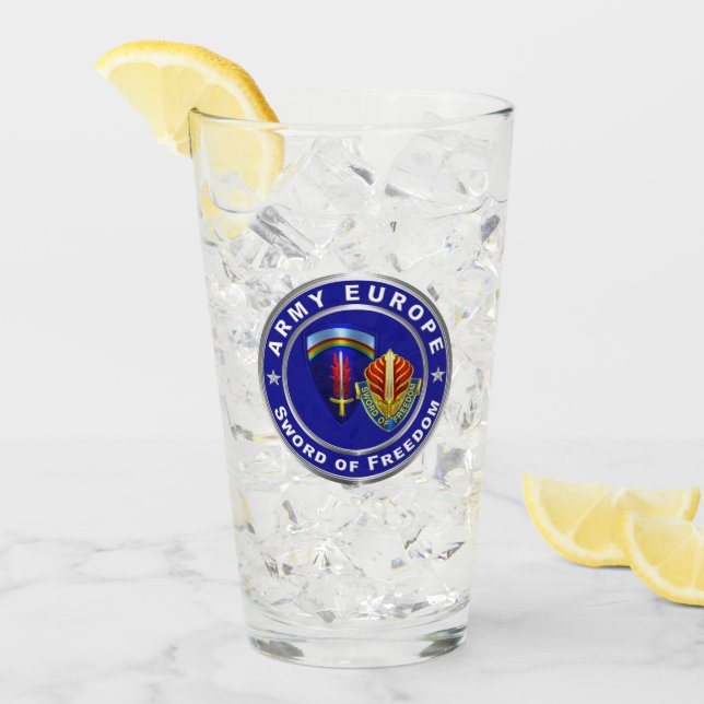 Copo De Pint Exército Europa USAREUR (Gelo frontal)