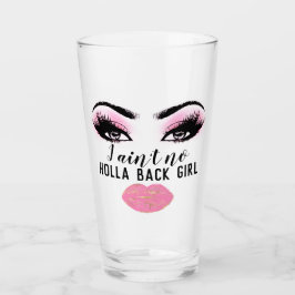 Copo De Pint Eyelashes de Beijo Rosa, Rapariga Personalizada Ma