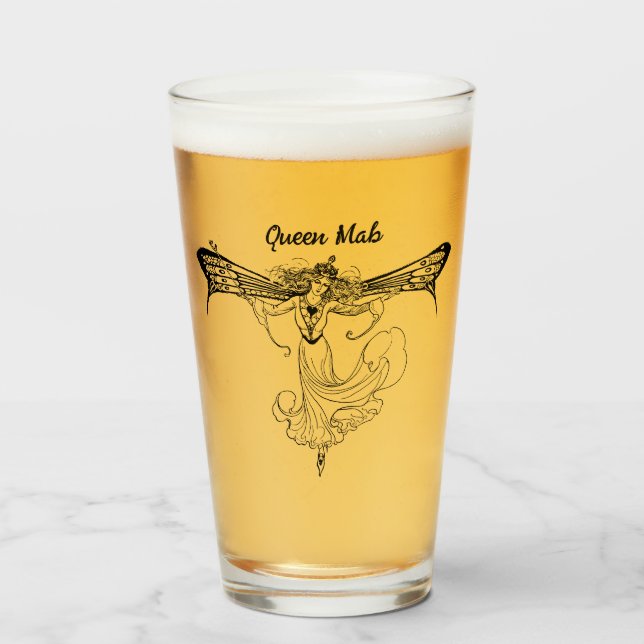 Copo De Pint Fada Rainha Mab, Rainha das Fadas (Frente (Preenchido))