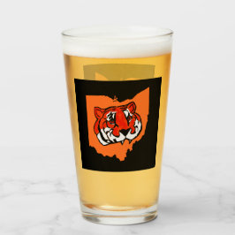 COPO DE PINT FAIXAS LARANJAS E PRETAS