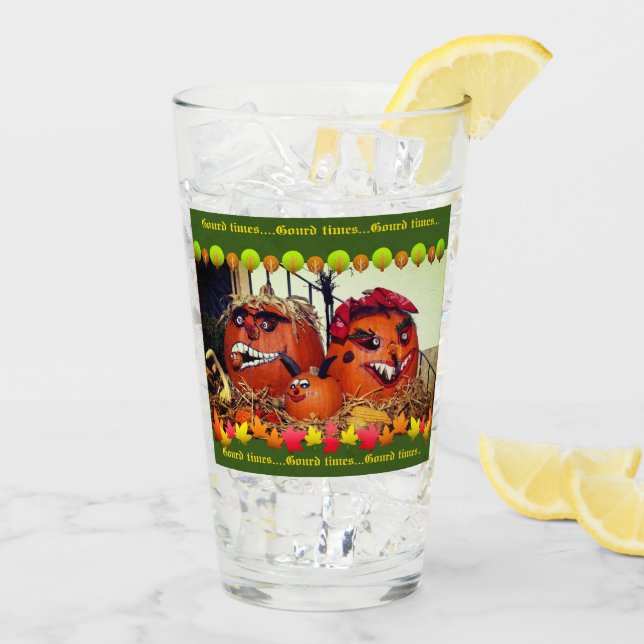 Copo De Pint Família Pumpkin (Gelo traseiro)