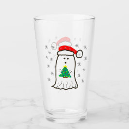 Copo De Pint Fantasma com Árvore de Natal
