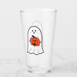 Copo De Pint Fantasma com Jack-o-Lanterna