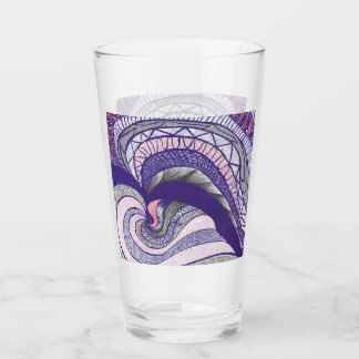 Copo De Pint Farimah | Arte Abstrata Fluida Desenhada à Mão