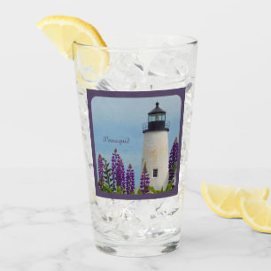 Copo De Pint Farol De Maine Costeira De Plum Ponto Pemaquid