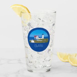 Copo De Pint Farol de Maine de Horizon Azul Claro Nubble